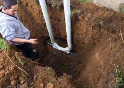 Installation de drain français à Rawdon - Plomberie Le Plomb